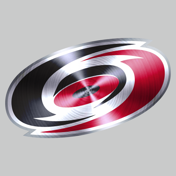 Carolina Hurricanes Stainless steel logo iron on paper